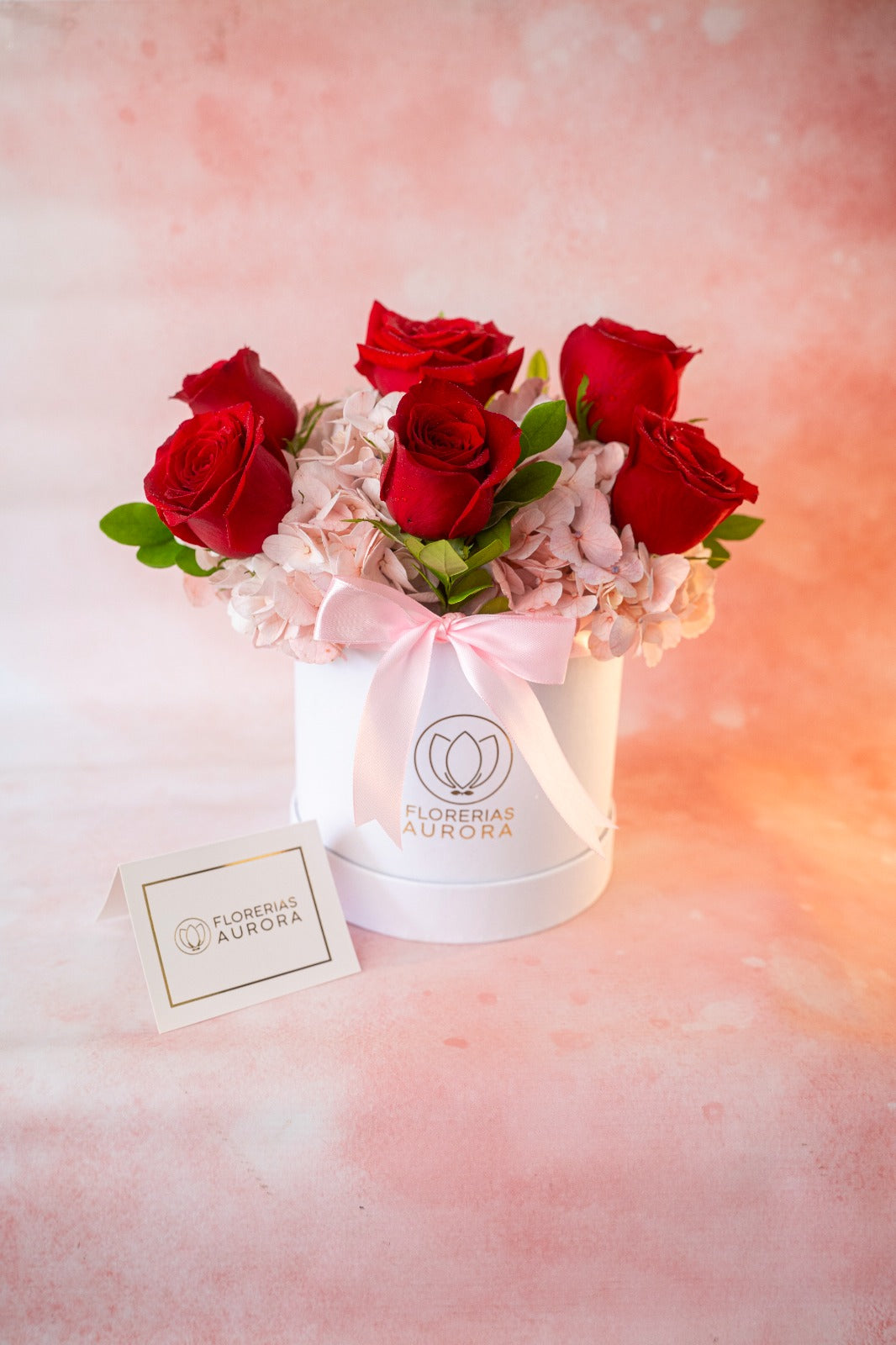 Box Hortensia Rosa